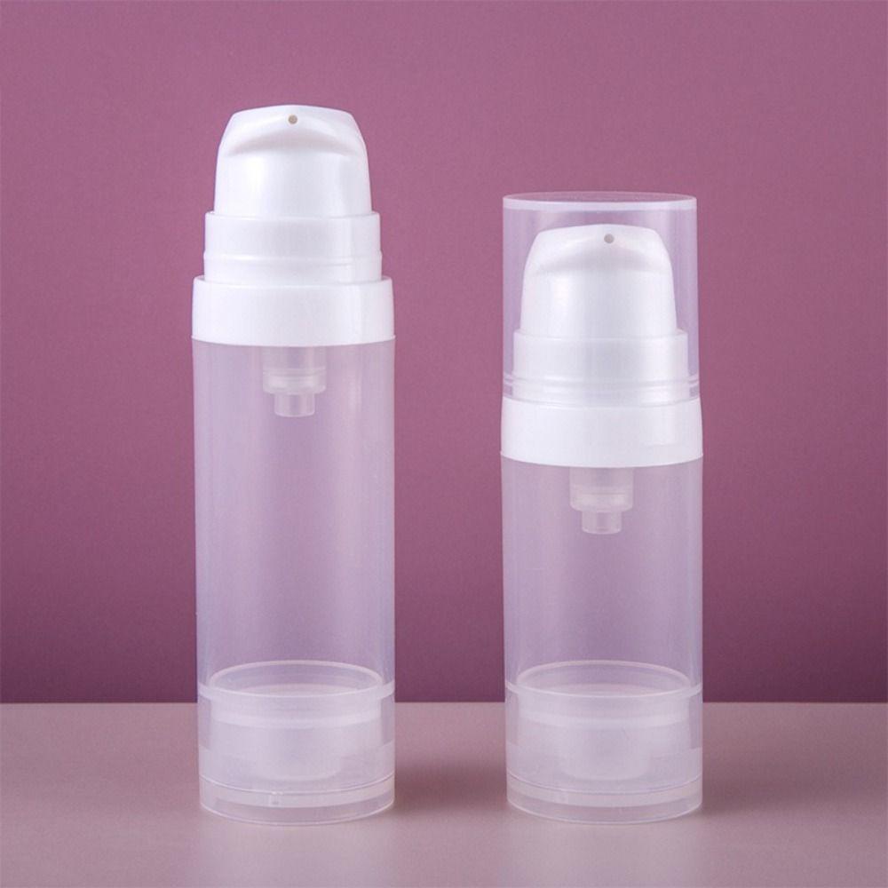 Back2life ขวดปั๊มสูญญากาศ Travel 5/10/15/25ml ขวดรองพื้นเหลวเครื่องจ่ายครีม Vial อุปกรณ์อาบน้ํา Sub-Bottling ขวดรีฟิล
