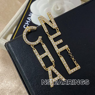 NS.EARRINGS | NS582 - ต่างหู C C คริสตัล