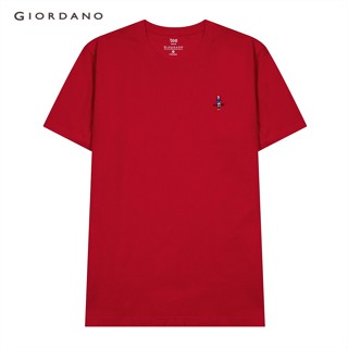 GIORDANO เสื้อยืดผู้ชาย Mens Classic Man Tees 01022301