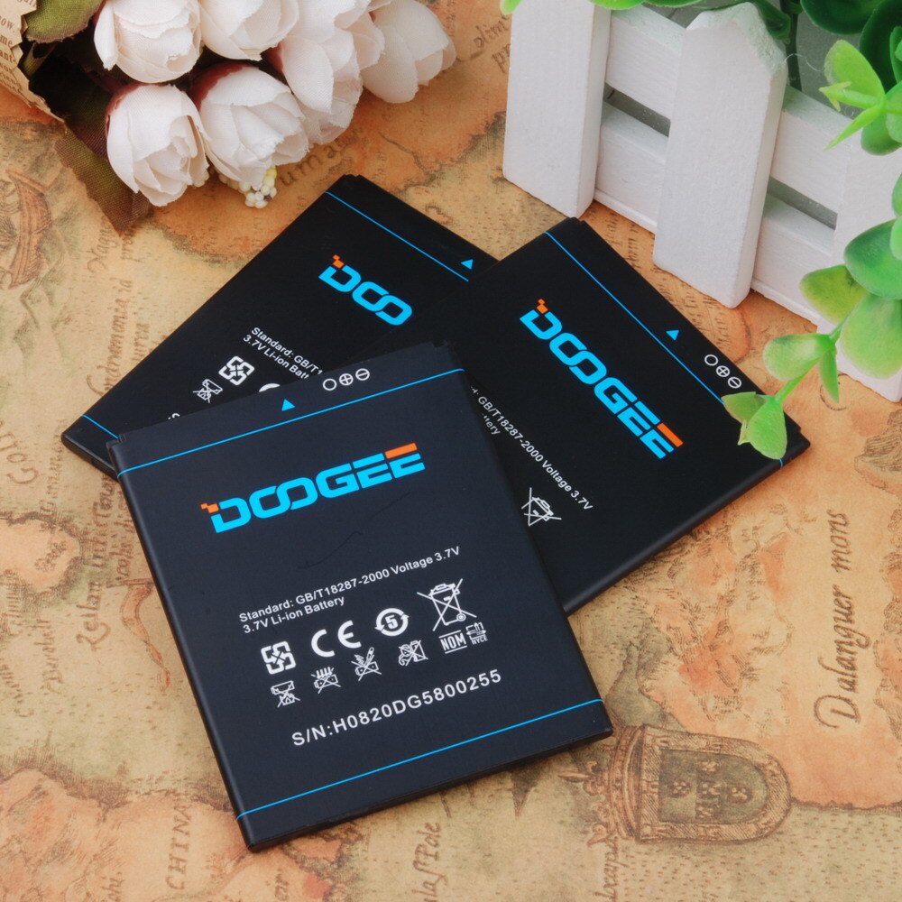 หน้าแรก แบตเตอรี่ for DOOGEE DG580 smartphone 2500mAh backup Li-ion แบตเตอรี่ for DOOGEE KISSME DG580