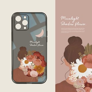 Flower Girl เคสไอโฟน iPhone 11 pro max เคส 14plus 8พลัส phone case 13 14 12 pro X Xr Xs Max เคสมือถือ iPhone 7 8plus