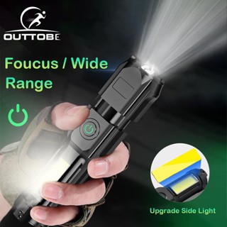 Xpe + POLICE CREE ไฟฉาย LED ขนาดเล็ก ชาร์จได้ กันน้ํา ชาร์จ USB