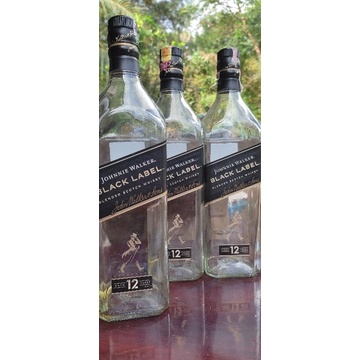 ขวดเหล้าเปล่า Black Label 1L Johnnie Walker ไม่มีกล่อง