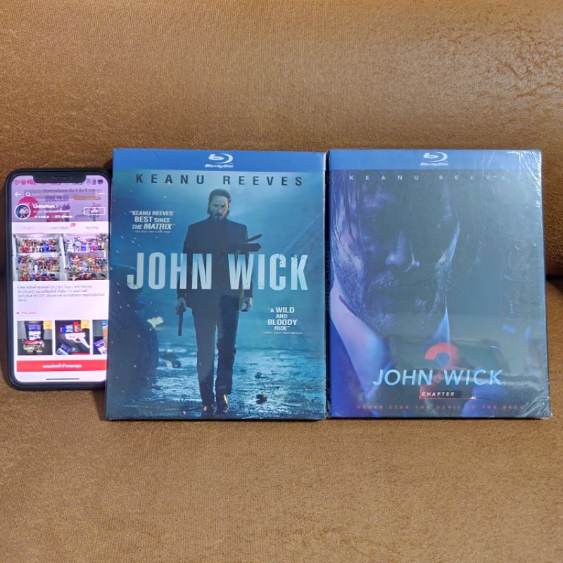 📀💯 Blu-Ray เสียงไทย John Wick 1-2 จอห์น วิค ลิขสิทธิ์แท้ หนังบลูเรย์ Bluray มือ2