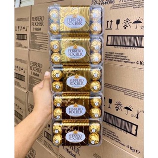 ‼️พร้อมส่ง‼️FERRERO ROCHER  เฟอร์เรโร่รอชเชอร์ ช็อคโกแลต เฟอเรโร่ 1 กล่อง 16 ลูก