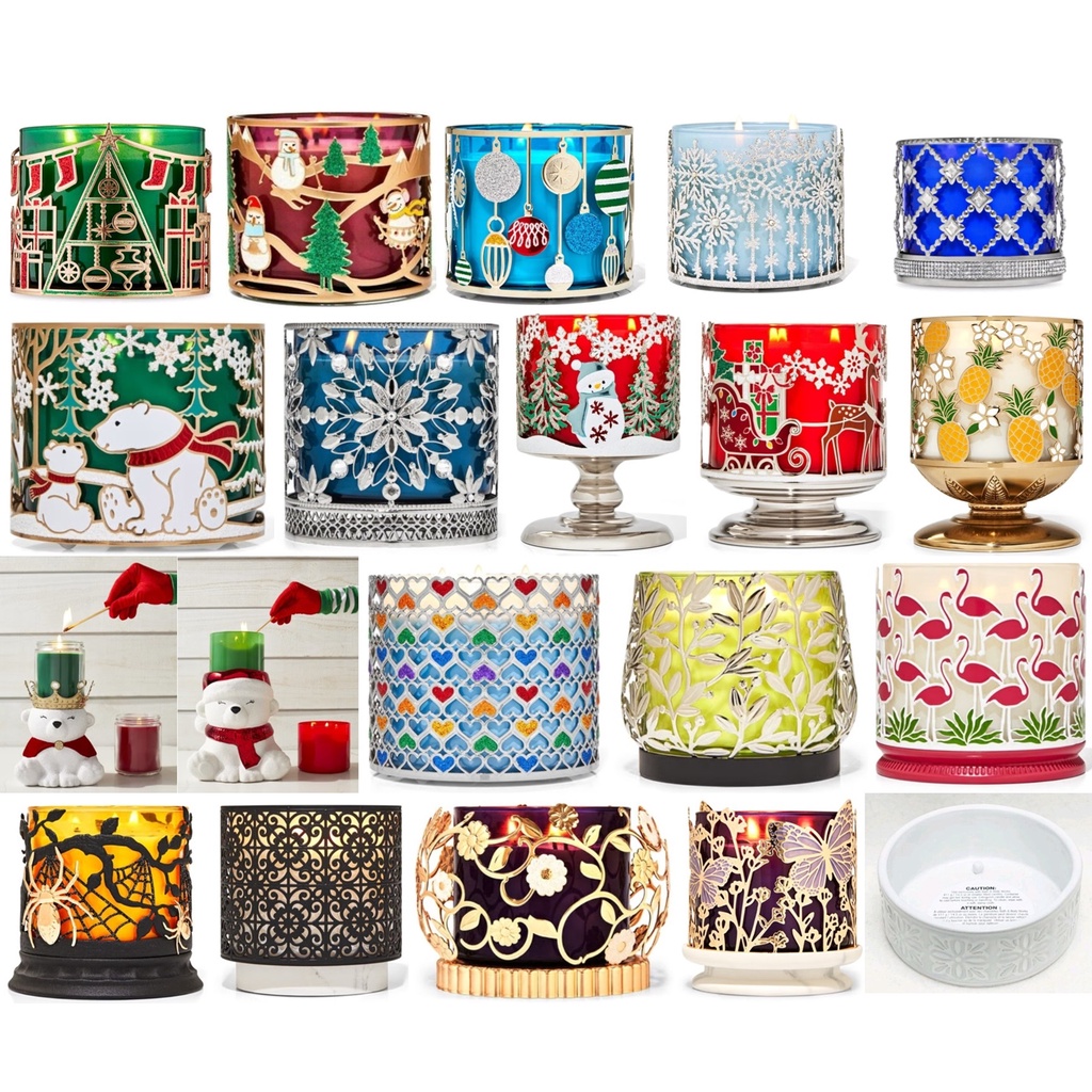 เคสใส่เทียน Bath & Body Works Candle Holder หลากแบบแบรนด์ดังของแท้ 100% จากอเมริกา