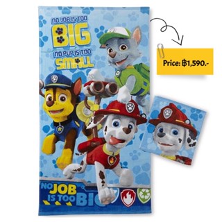 Nickelodeon PAW Patrol Bath Towel &amp; Washcloth ของแท้ 💯% usa
