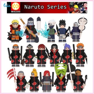 Rx ของเล่นตัวต่อเลโก้ การ์ตูนนารูโตะ Akatsuki Sasuke Itachi Madara Obito WM6105 6106