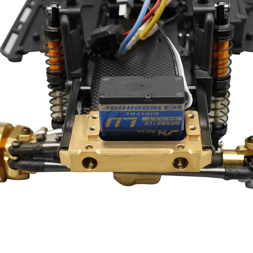Myhrc AR44 ชุดปลอกหุ้มพวงมาลัย ทองเหลือง สําหรับรถไต่หินบังคับ 1/10 Axial SCX10 II 90046 90047 ราคา ถูกที่สุด ดีลบีเคเค แกลเลอรีภาพที่ 9