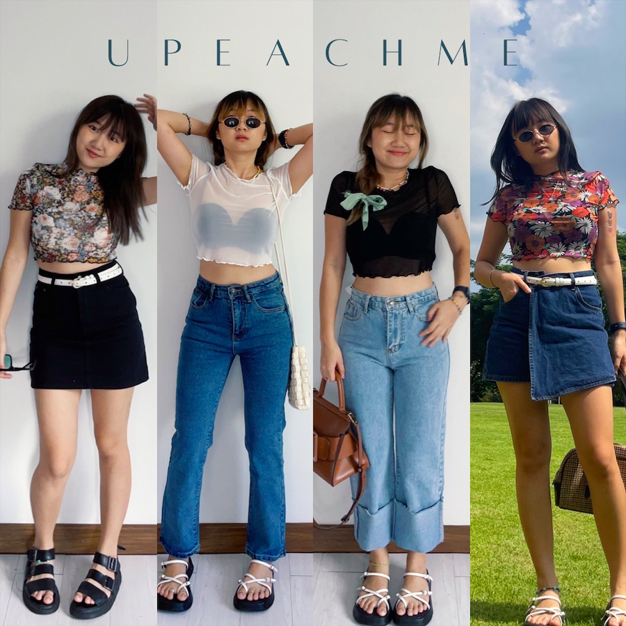 🔥โปร 1฿🔥 (ลูกค้าจ่าย1บาท ร้านออกให้149บาท) CHACO SEATRU เสื้อซีทรูเข้ารูปครอปสีพื้น/ลายดอก ฟีลสายฝอส