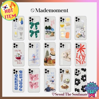 Mademoment เคสโทรศัพท์เจลลี่ใส ผลิตในเกาหลี แบรนด์แท้