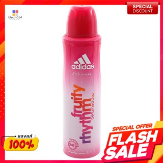 อาดิดาส สเปรย์ระงับกลิ่นกายสำหรับผู้หญิง กลิ่นฟรุตตี้ ริธึ่ม 150 มล.adidas deodorant spray for women fruity rhythm 150 m