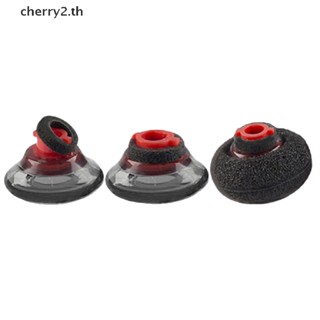 [cherry2] ใหม่ จุกหูฟัง ซิลิโคนนิ่ม สีดํา อุปกรณ์เสริม สําหรับ Plantronics Voyager 5200