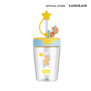 LocknLock แก้วน้ำพลาสติกพร้อมหลอด Dream Catcher ความจุ 540 ml. รุ่น ABF779YEL