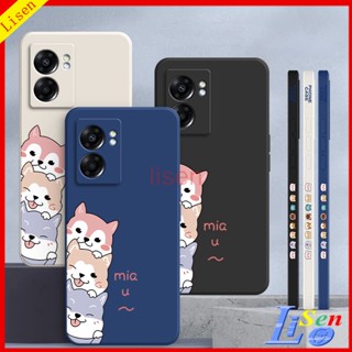 เคส Oppo A77 5G A57 2022 A77S A96 A76 A39 A74 5G A83 A74 A95 เคสโทรศัพท์มือถือ ลายสุนัขน่ารัก สําหรับ gg