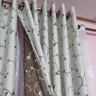 ผ้าม่านลายดอกมะลิมีหลายสี