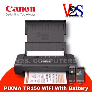 Printer Canon PIXMA TR150 With Batt Wi-Fi Portable เครื่องพิมพ์ขนาดปริ้นพกพา