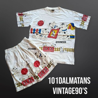 เสื้อลายovp เสื้อการ์ตูน101Dalmatans เสื้อการ์ตูนวินเทจ90s  เสื้อลายการ์ตูน#10