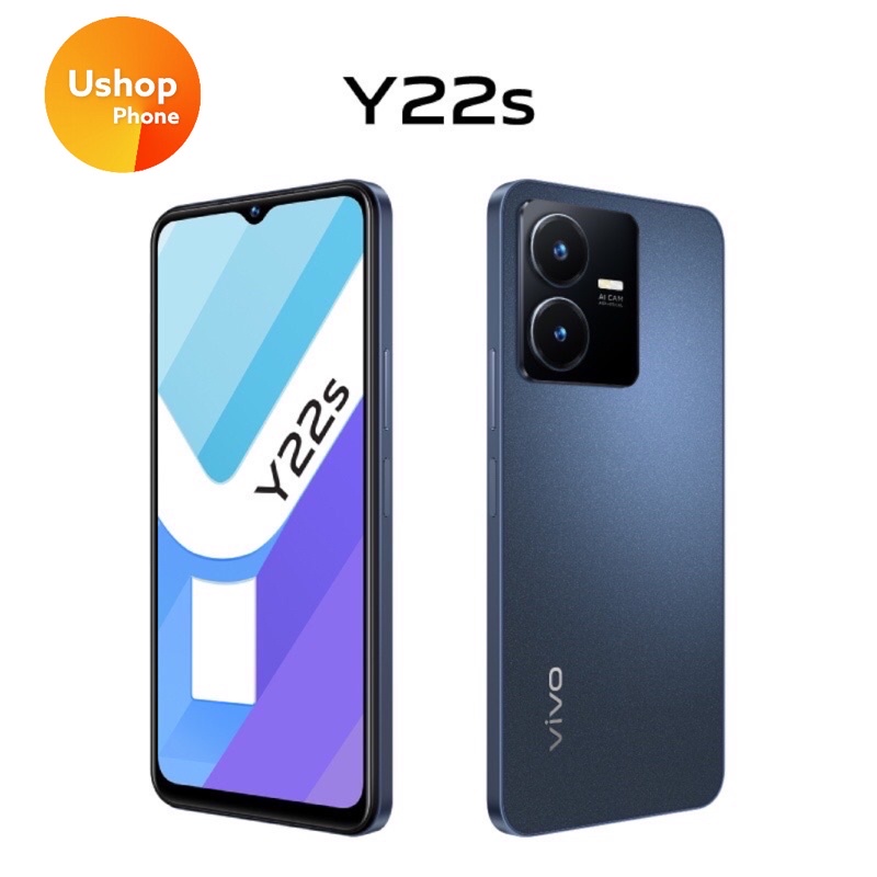vivo Y22s (RAM6GB+ROM128GB) วีโว่โทรศัพท์มือถือ | CPU Snapdragon 680 | แบตเตอรี่ 5000mAh (TYP)ชาร์จไ