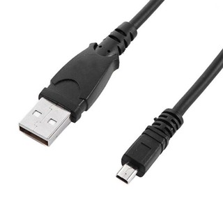 Cable Mini USB 8 pin สายเคเบิล ชาร์จ และรับส่งข้อมูล สำหรับ กล้อง Nikon, Panasonic, Casio(สินค้ามีพร้อมส่ง)