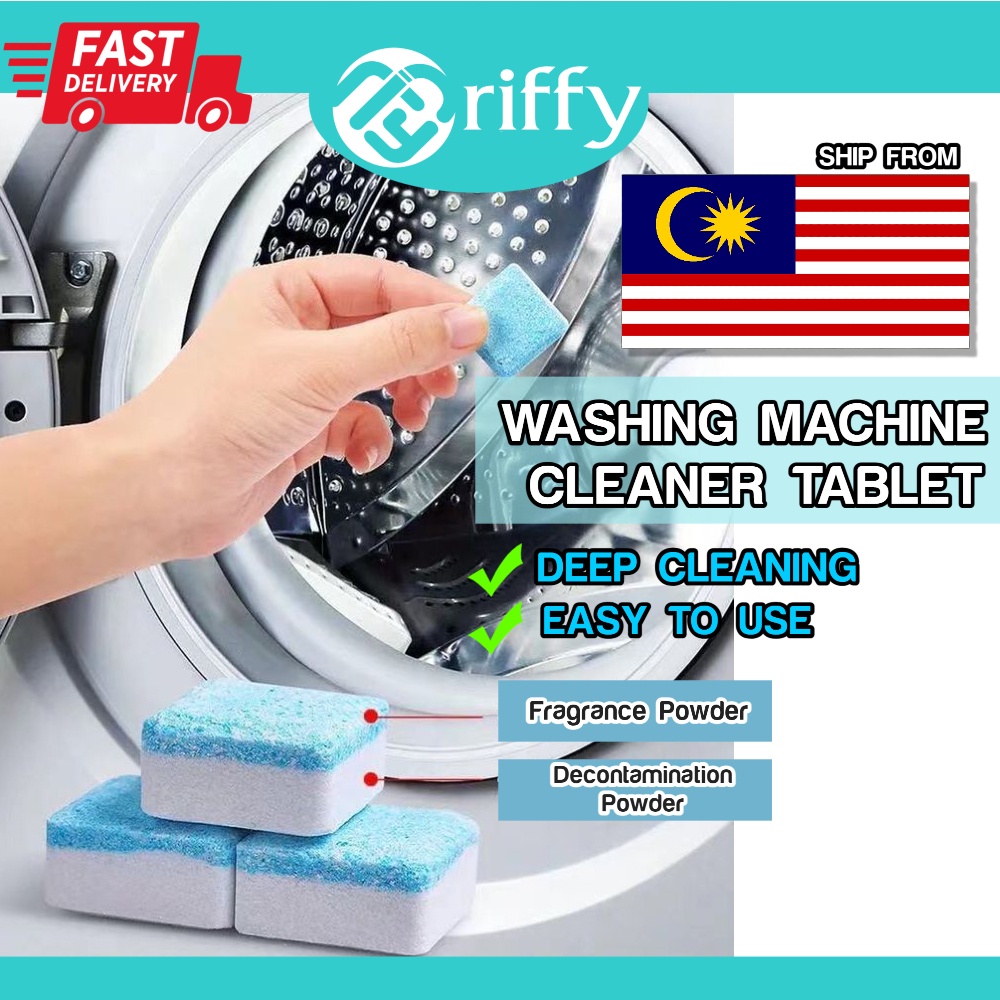 1PCS Sabun Cuci Mesin Basuh Baju เครื่องซักผ้าซักรีดทําความสะอาดแท็บเล็ตทําความสะอาดถัง Pencuci