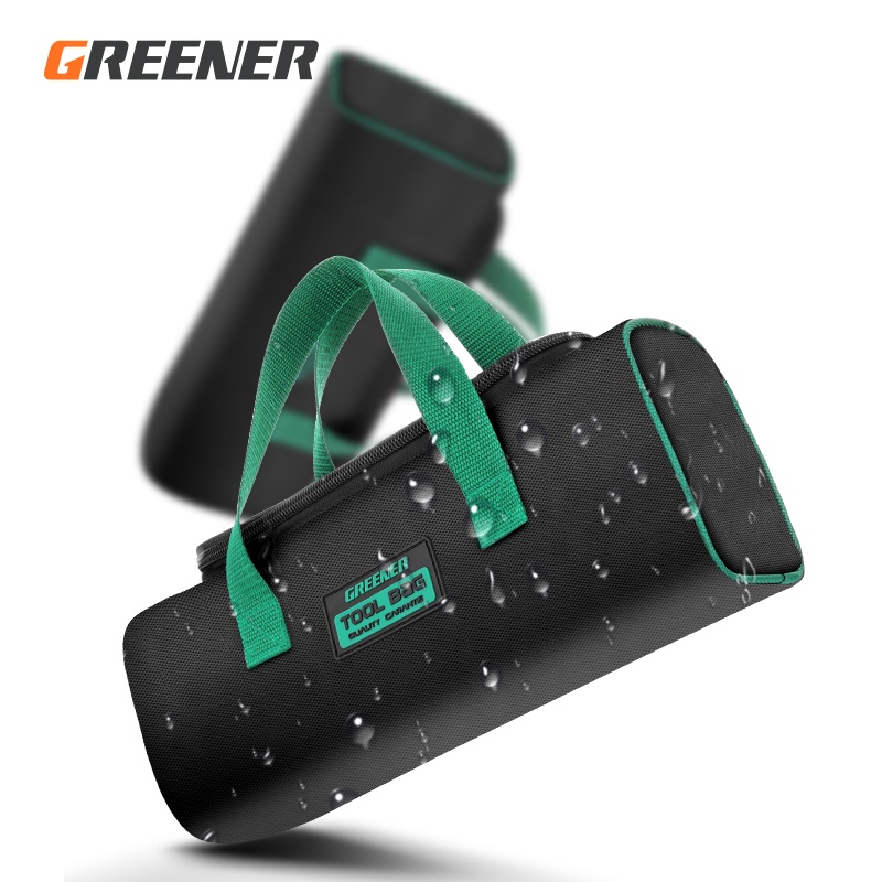 Greener Forest กระเป๋าผ้าแคนวาส แบบพกพา ทนทาน อเนกประสงค์ สําหรับช่างไฟฟ้า งานไม้