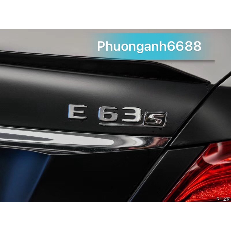 ตัวอักษร E63 อืม แสตมป์ E63 โลโก้ mercedes E63