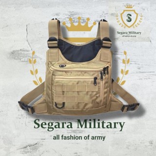 กระเป๋าคาดอก SEGARA MILITARY สีครีม สําหรับผู้ชาย