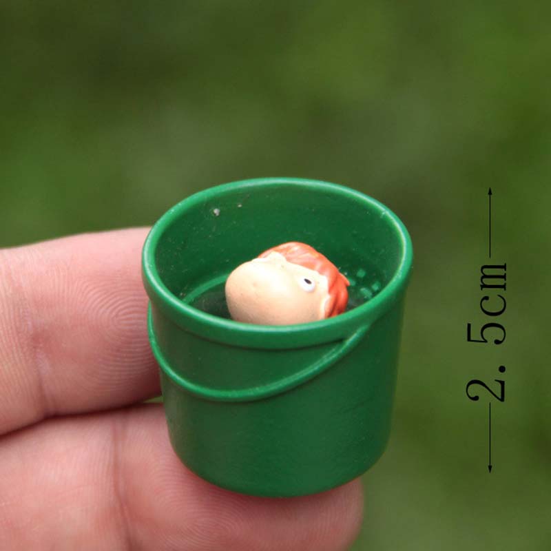 Hayao Studio Miyazaki Ghibli Ponyo In The Bucket พวงกุญแจ จี้ของเล่น PVC