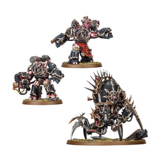 Warhammer 40k : Chaos Space Marines : Warpforged: Venomcrawler and Obliterators