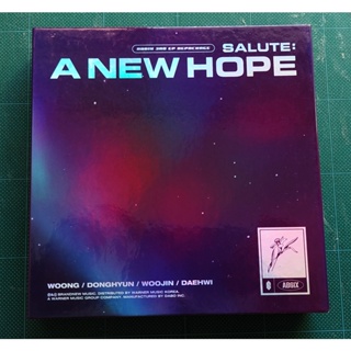 อัลบั้ม AB6IX - SALUTE : A NEW HOPE Album แกะแล้ว ไม่มีการ์ด ไม่มีโปสเตอร์ ของแท้ พร้อมส่ง Kpop CD