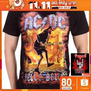 เสื้อวง AC/DC เสื้อเท่ห์ แฟชั่น เสื้อวินเทจ acdc เอซี/ดีซี RCM1812