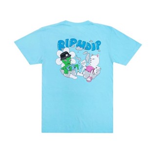 SLUM LTD - RIPNDIP F22 Relaxed Tee Light Blue