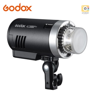 Godox AD300Pro ไฟแฟลชไร้สาย 2.4G 300Ws 5600K TTL 1/8000s ซิงก์เร็ว เวลาชาร์จแบตเตอรี่ 0.01~1.5s 320 ครั้ง เต็มรูปแบบ 2600mAh แบบพกพา