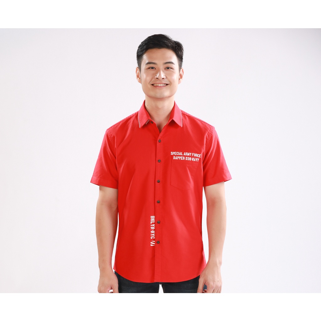 Dapper Men Casual Button Up Collared Shirt - 1567PD