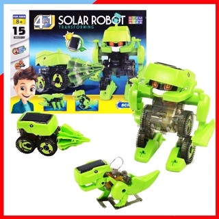 VB015-PT130 ของเล่น ทดลองวิทยาศาตร์ เสริมทักษะ เสริมพัฒนาการ T4 SOLAR ROBOT ชุดหุ่นยนต์ 4 in 1