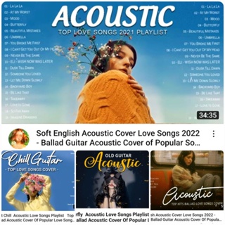 [USB/CD] MP3 สากลอะคูสติก Acoustic Cover Love Songs Vol.03 : 2022 (320 Kbps) #เพลงชิลล์ฟังสบายๆ #ร้านกาแฟสปาหนังสือ❤️