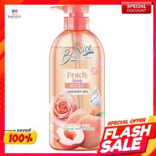 บีไนซ์ พีช เลิฟ โรซี่ ชาวเวอร์ เจล ไบร์ทแอนด์ออร่า 450 มล.Benice Peach Love Rosy Shower Gel Bright and Aura 450 ml.