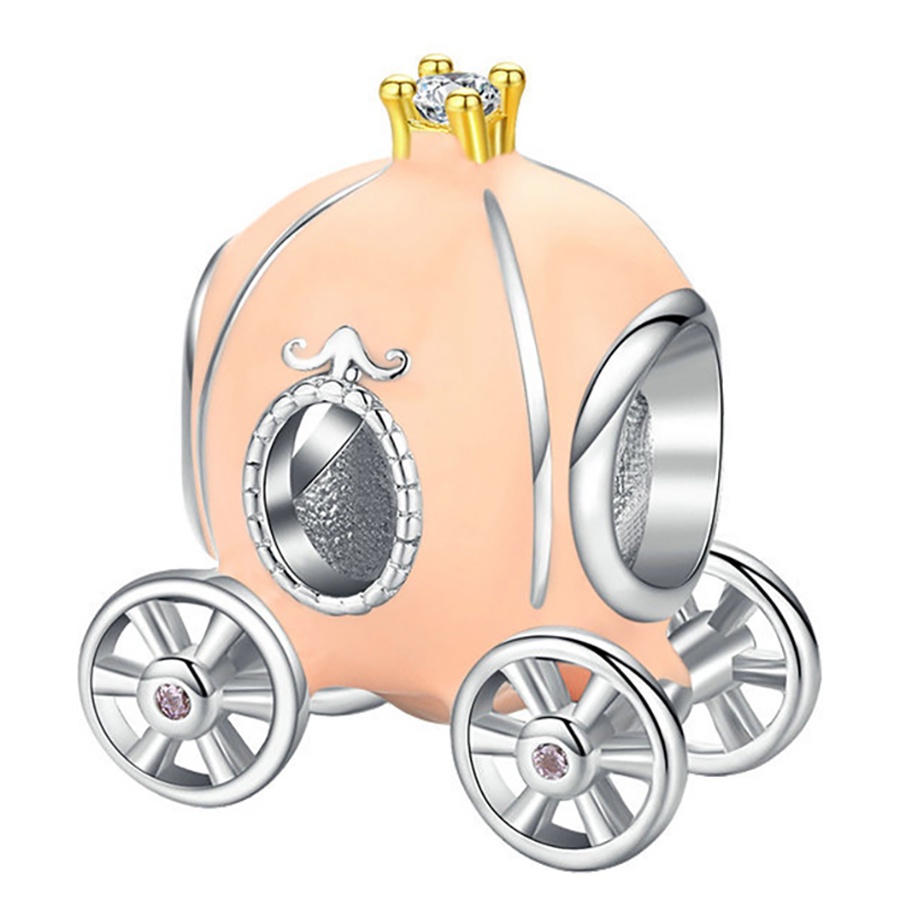 Dinglly จี้ลูกปัด ลายบ้านผีเสื้อ หัวใจ สีเงิน เครื่องประดับ DIY - รูปที่ 6