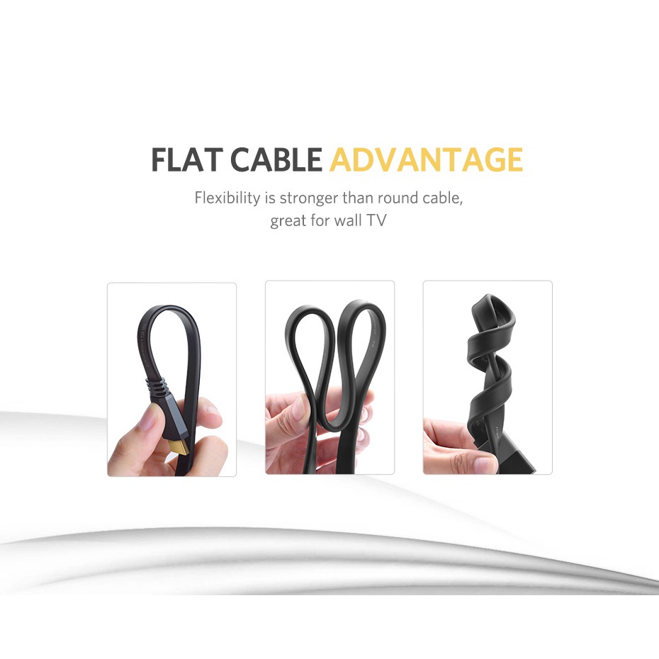iHAVECPU CABLE (สายจอมอนิเตอร์) UGREEN HDMI 2.0 5METER [50821]