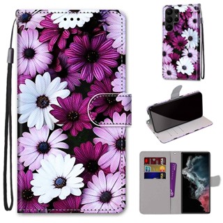 เคสโทรศัพท์หนัง ฝาพับ กันกระแทก พร้อมช่องใส่บัตร สําหรับ Samsung Galaxy S23 Ultra S23 Plus A14 A54 A04