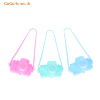 Gogo 3 ชิ้นตุ๊กตาจิ๋วกล้องพลาสติกรุ่นตุ๊กตา DIY อุปกรณ์ตกแต่งบ้านของเล่น TH