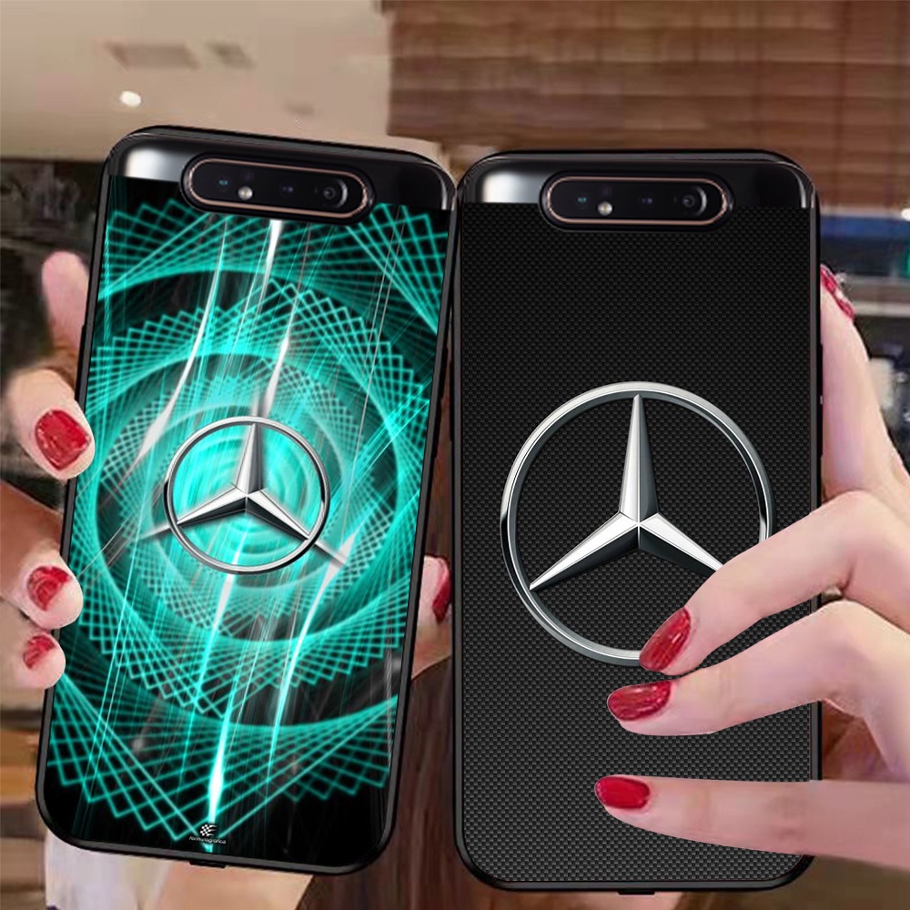เคส Samsung a80 พิมพ์โลโก้ mec cedes เคสผู้ชาย benz