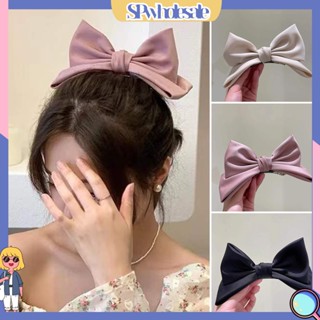 (SPwholesale) กิ๊บติดผม ประดับโบว์ ขนาดใหญ่ กันลื่น น้ําหนักเบา เหมาะกับของขวัญ แฟชั่นฤดูใบไม้ผลิ สําหรับผู้หญิง