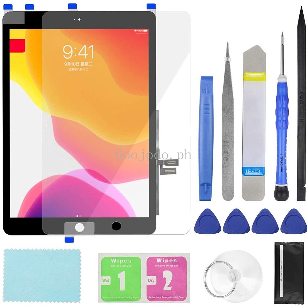 ใหม่ กระจกหน้าจอสัมผัสดิจิทัล แบบเปลี่ยน สําหรับ iPad 7 8 8th 9th Gen 10.2 A2197 A2198 A2199 A2200