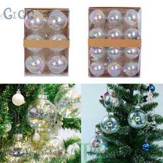 [CRAZY SALE]Baubles Balls Wedding Favors 6cm/8cm 6pcs/12Pcs Accessories Christmas Clear