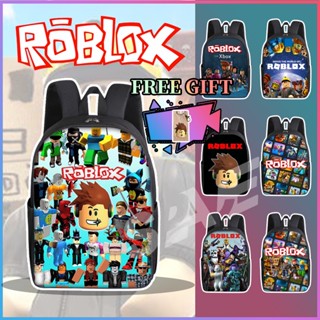 [พร้อมส่ง] Roblox กระเป๋าเป้สะพายหลัง ลายการ์ตูนอนิเมะ Game Merchandise สําหรับนักเรียนประถม ผู้ชาย ผู้หญิง