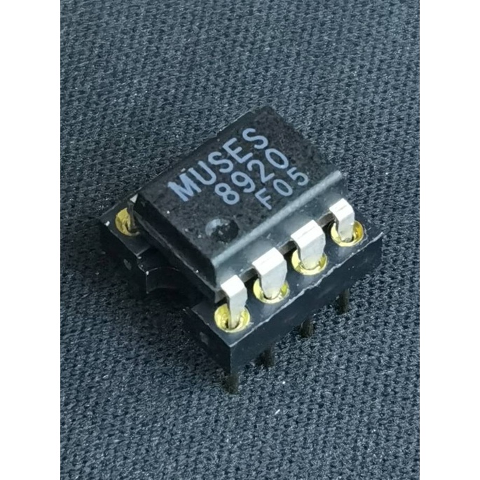 Dual OP-AMP ออปแอมป์ Muses 8920 ตัวถังพลาสติก จากค่าย New Japan Radio ...