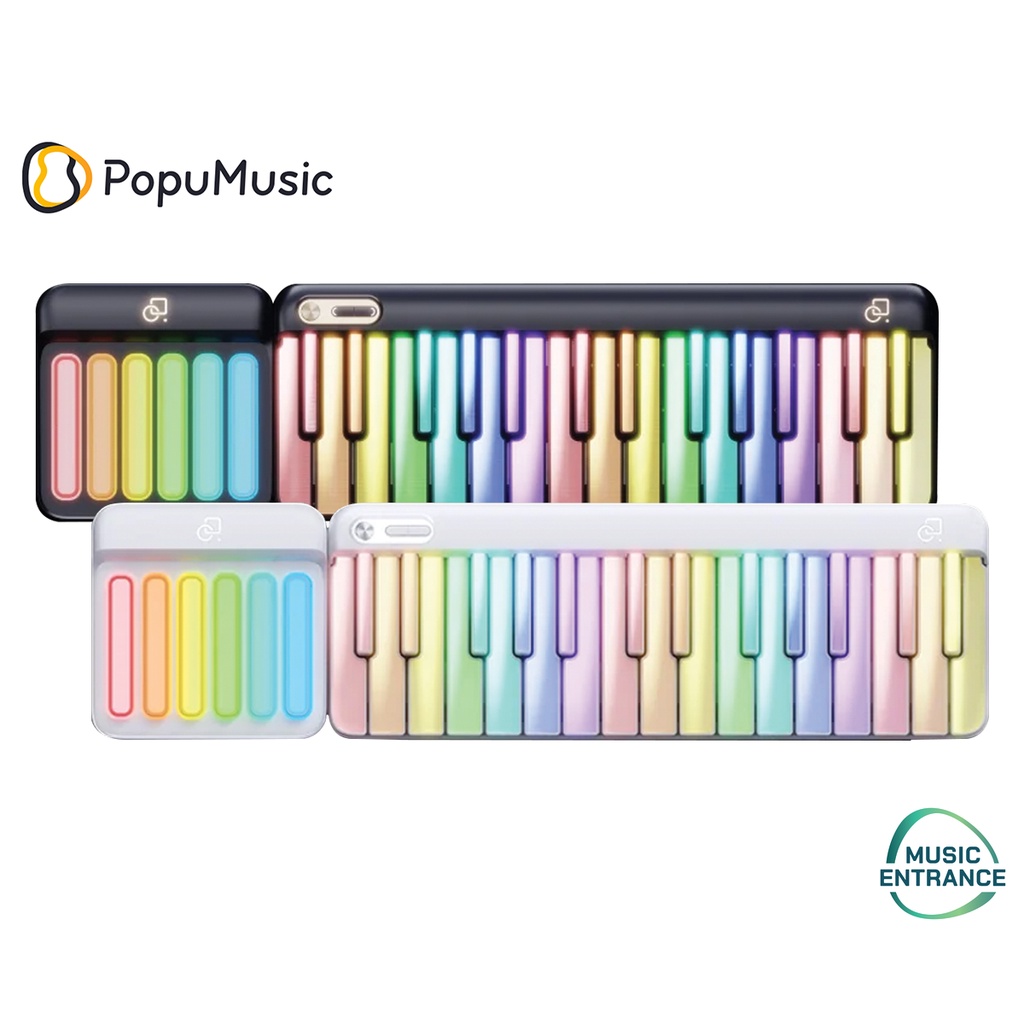 Popupiano Smart Portable Piano LED MIDI Controller with bag
