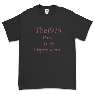 เสื้อยืดแขนสั้น พิมพ์ลาย The 1975 POSSE TOTALLY UNPROFESSIONAL สําหรับผู้ชาย